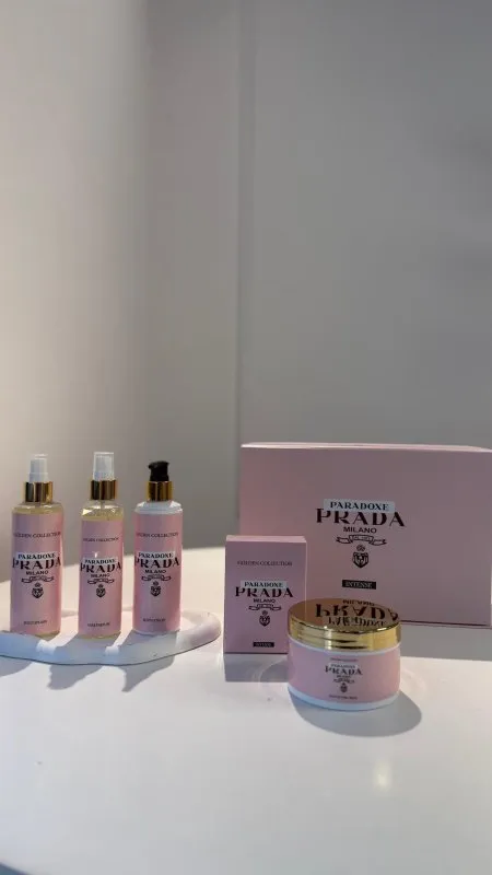 طقم عطر Prada - ٥ قطع / شامل علبة الشركة