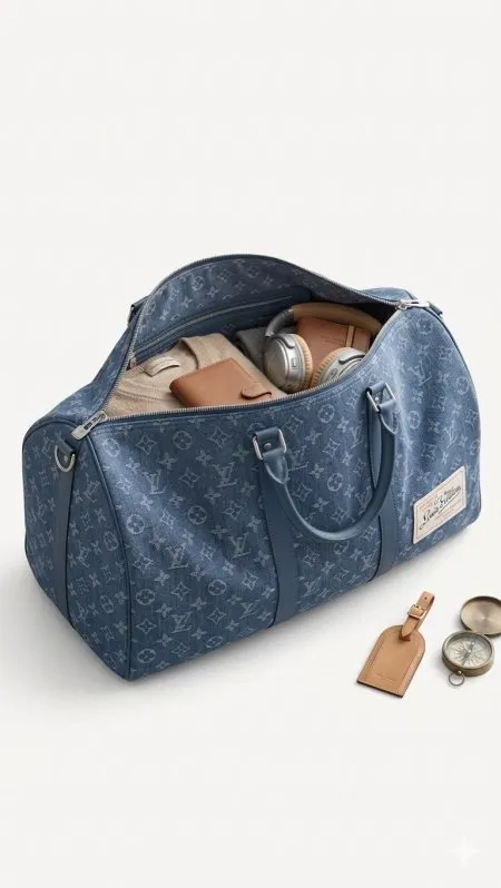 شنطة سفرية - LOUIS VUITTON / مقاس 50 CM شامل ايد
