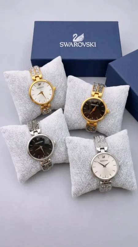 ساعة - SWAROVSKI ستاتي / شامل علبة الشركة وكيس #4