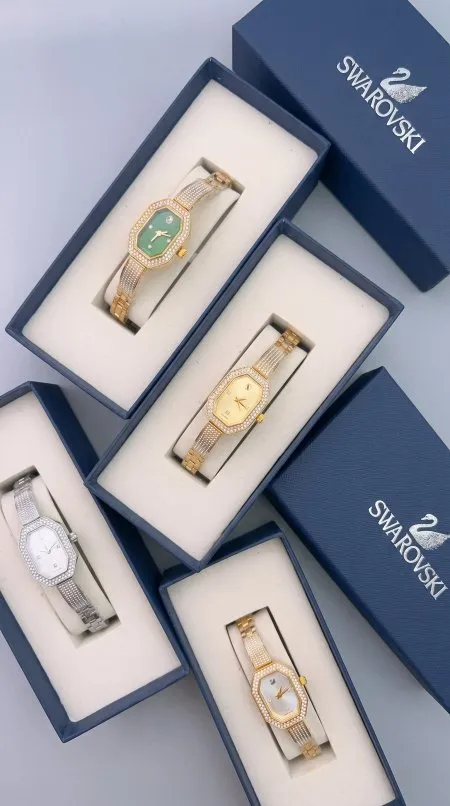 ساعة - SWAROVSKI ستاتي / شامل علبة الشركة وكيس #16