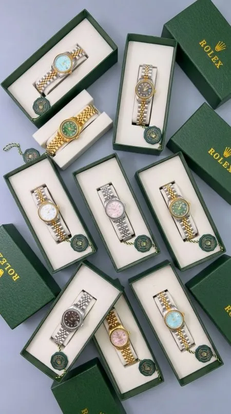 ساعة - ROLEX ستاتي صغير / شامل علبة الشركة وكيس #18