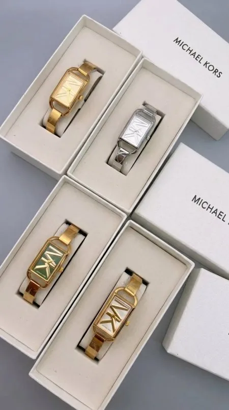 ساعة - Michael Kors ستاتي / شامل علبة الشركة وكيس #12
