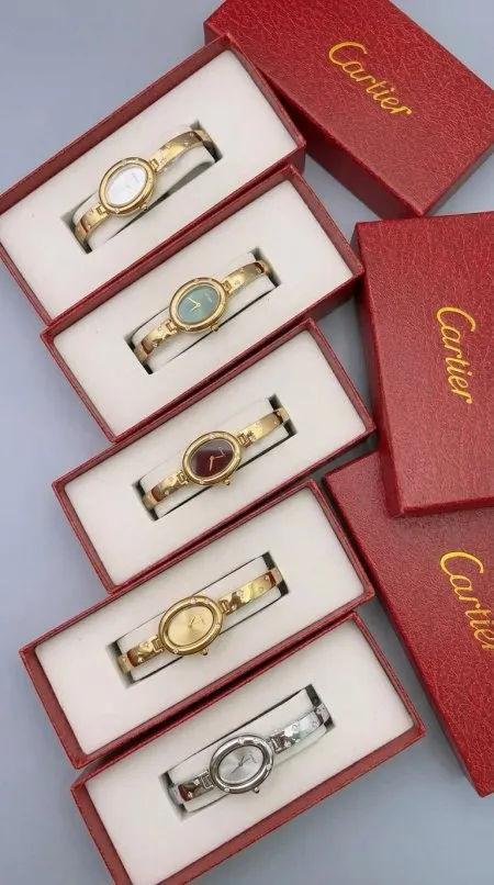 ساعة - Cartier ستاتي / شامل علبة الشركة وكيس #14