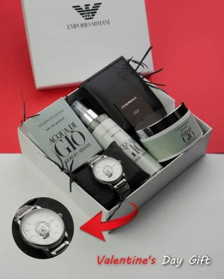 طقم هدية - Armani ٥ قطع /شامل علبة
