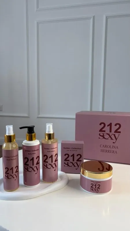 طقم عطر 212 Sexy - ٥ قطع / شامل علبة الشركة